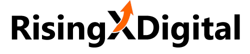rising x digital logo